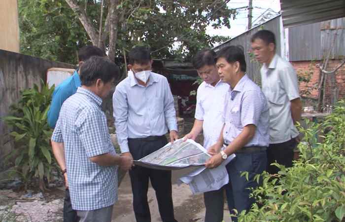 Ngã Năm khảo sát sản phẩm OCOP và Quy hoạch Trung tâm thương mại xã Tân Long